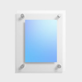 81 Blue Gradient 220506 Aura Ombre Valourine Digital Minimalist Art Floating Acrylic Print