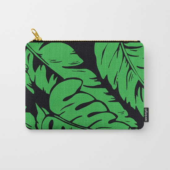 PALM LEAF GREEN Carry-All Pouch