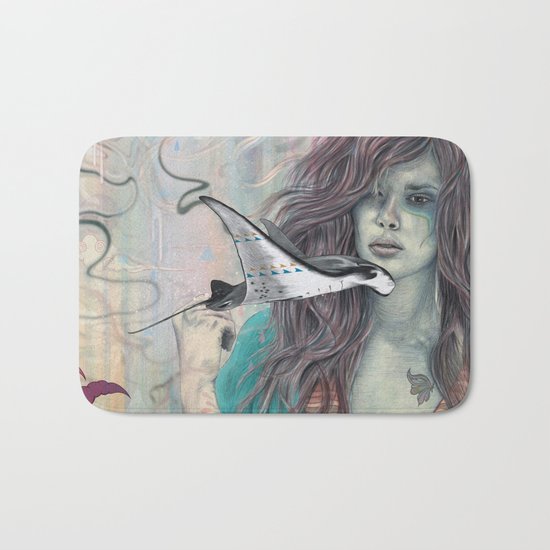 Solid Air Bath Mat