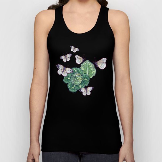 butterflies in the garden Unisex Tank Top
