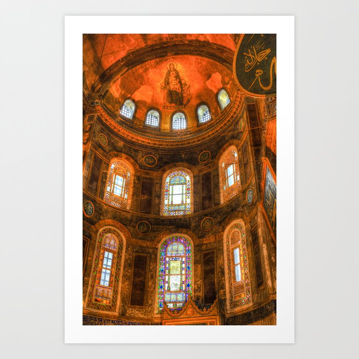 Hagia Sophia Istanbul Art Print By Davidpyatt Society6