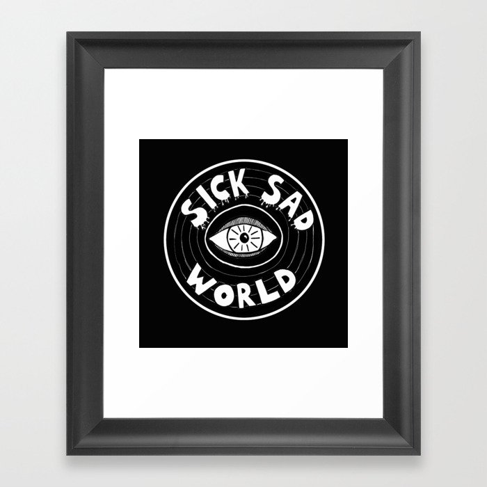 Sick Sad World Framed Art Print
