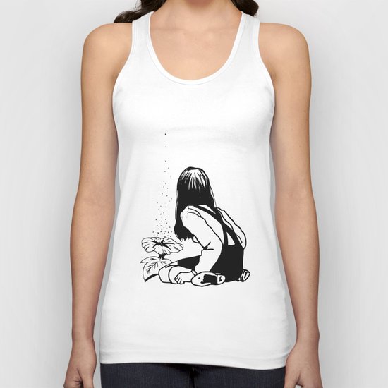 Morning glory Unisex Tank Top