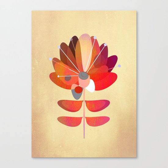 Red Flower Canvas Print