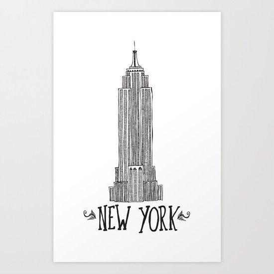 Empire State Building Art Print
