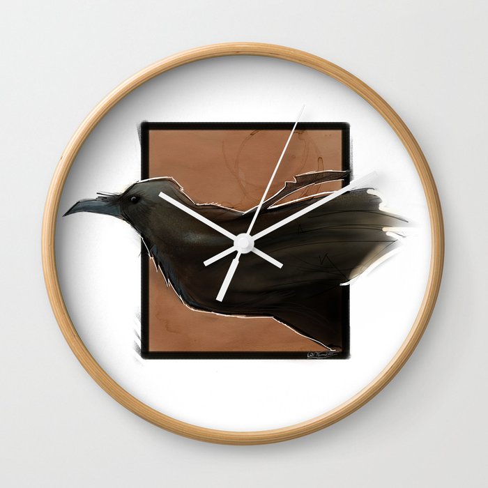 The Raven  Wall Clock