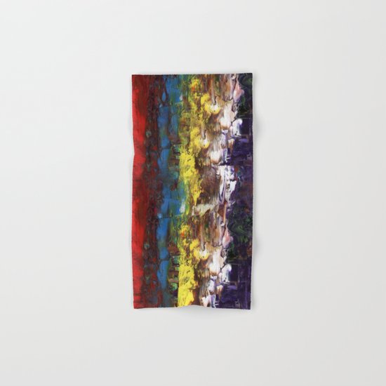 Abstract US Flag Hand & Bath Towel