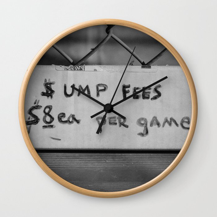 Ump Fees Wall Clock