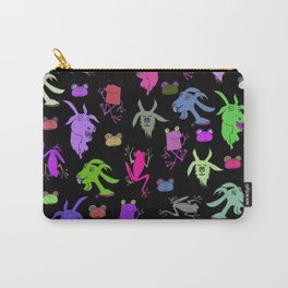 pattern with goats and frogs Carry-All Pouch