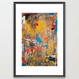 Lost Soul #1_neo expressionism abstract digital painting Framed Art Print