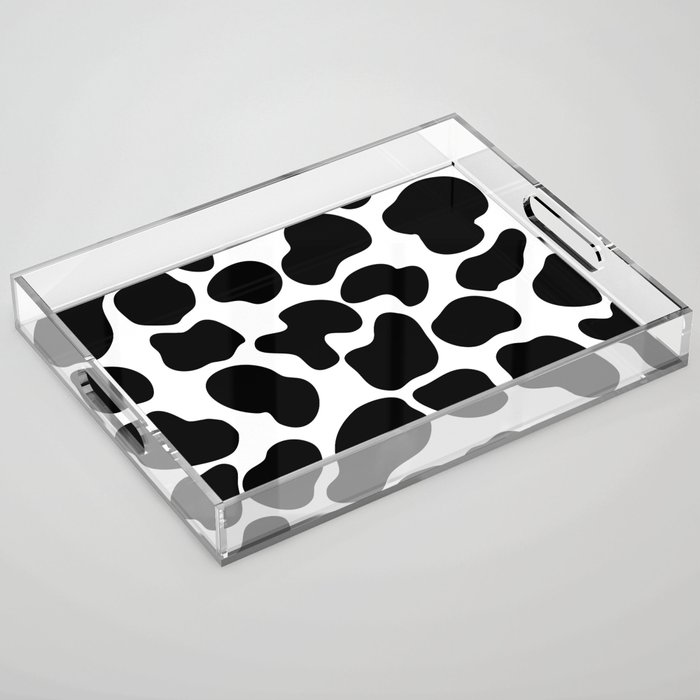 Cow Print Acrylic Tray