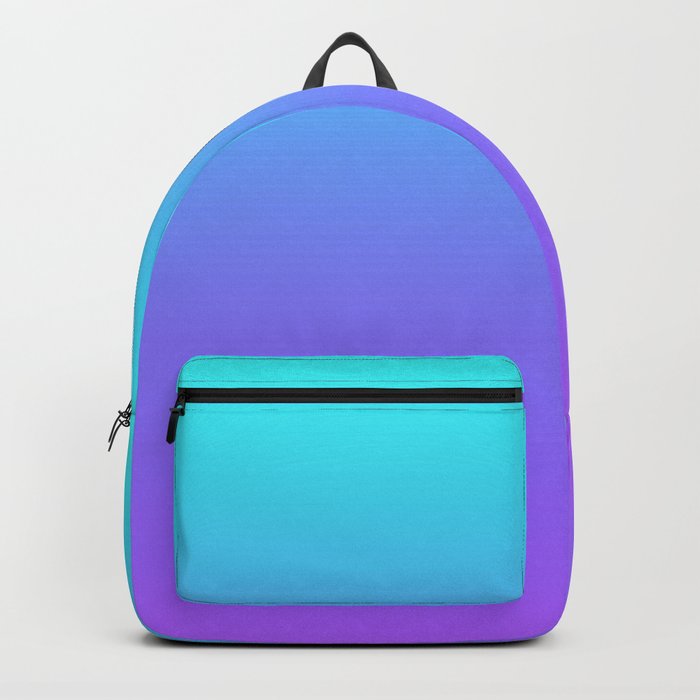 Aqua Teal to Lilac Gradient Backpack