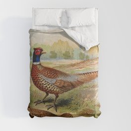 Vintage Pheasants Comforter