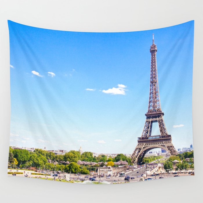 Eiffel Tower in Paris Wall Tapestry