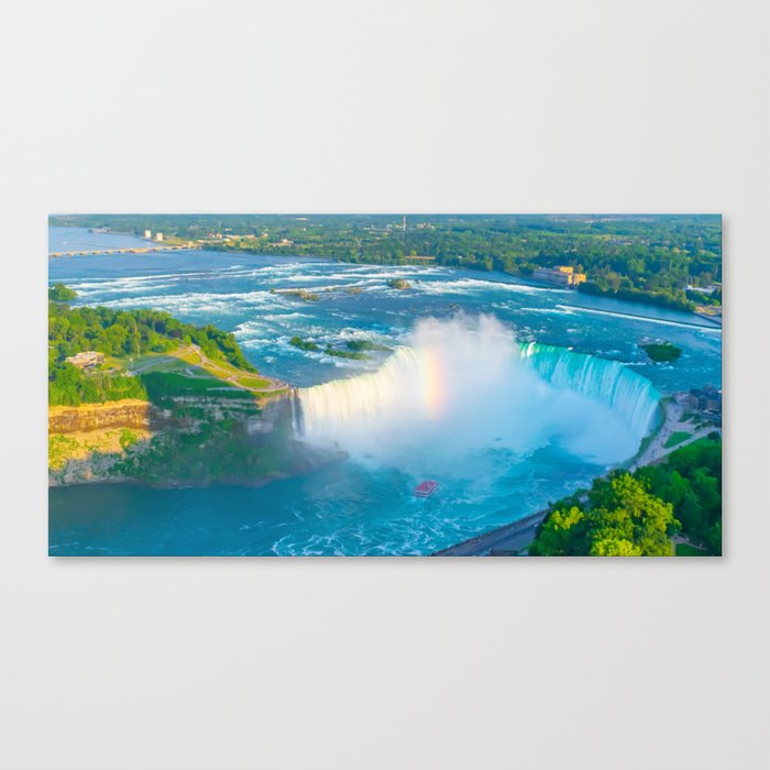 Niagara Falls Canada Aerial Canvas Print