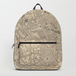 Vintage Map of Birmingham England (1851) Backpack | Drawing, History, Vintage, England, Unitedkingdom, Oldbirminghammap, Atlas, Antique, Birmingham, Historical 