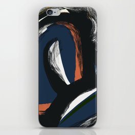 Figuratice curl abstract iPhone Skin