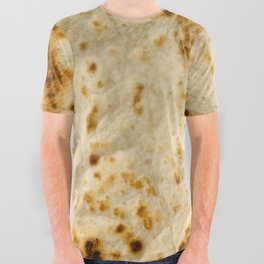 Burritos, Giant Tortilla All Over Graphic Tee