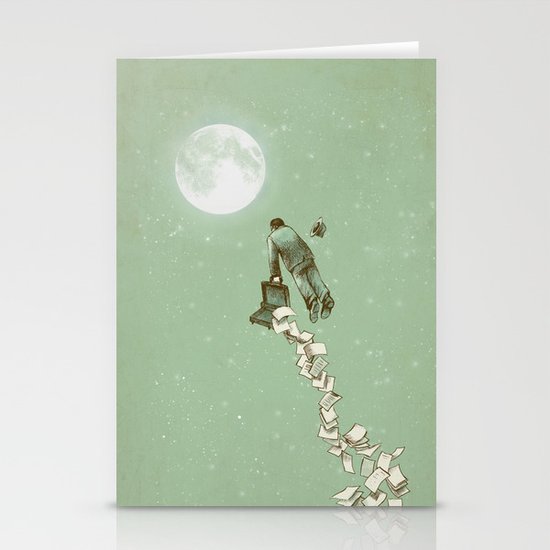 Solitary Flight Stationery Cards