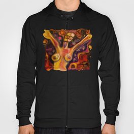 "Happiness Colorful Woman" Hoody