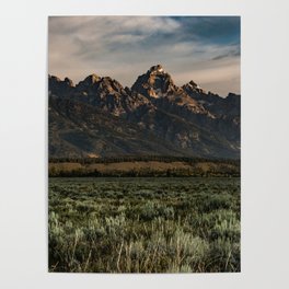 Teton Morning Poster