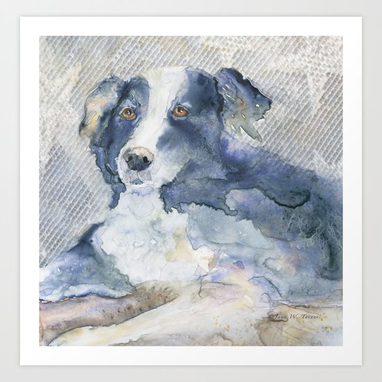 Watching Art Print
