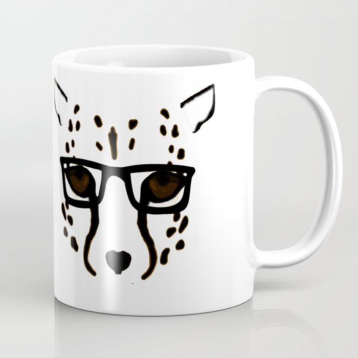 hipster cheetah Coffee Mug