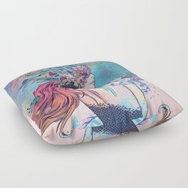 The Last Mermaid Floor Pillow