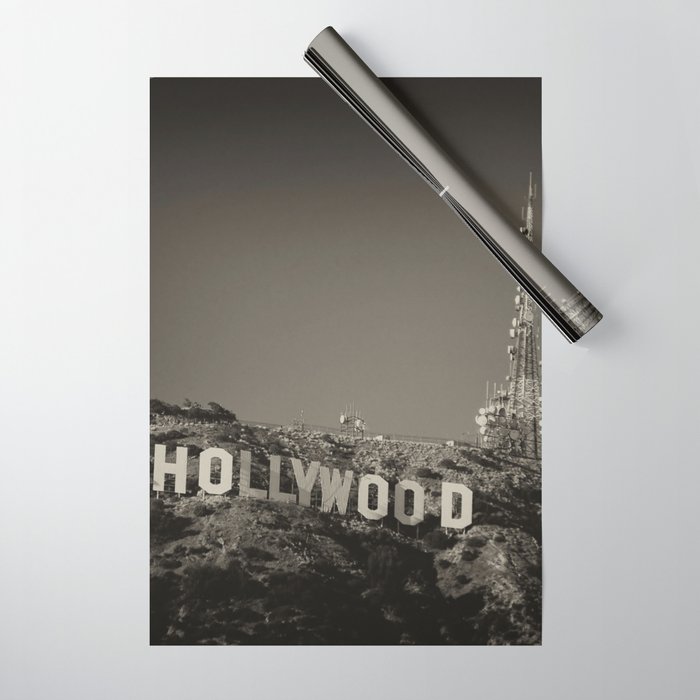 Vintage Hollywood sign Wrapping Paper