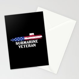 Submarine Veteran Submariner US Military Stationery Card