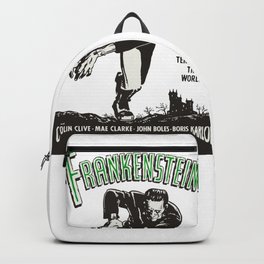 Frankenstein Vintage 1931 Movie Poster, Original Gift Idea, Boris Karloff, Bela Lugosi, Dracula Backpack | Monstershelley, Shelly, Maryshelley, Frankrunning, Graphicdesign, Digital, Frankmonster, Frankensteinbook, Frankie, Frankensteinmovie 