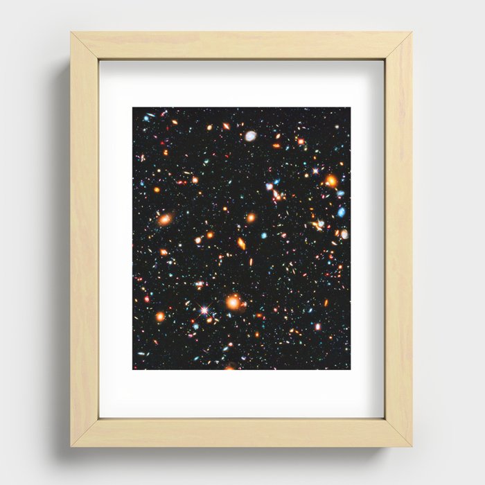 Hubble Extreme Deep Field Recessed Framed Print