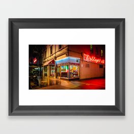 Late Night Espresso Framed Art Print