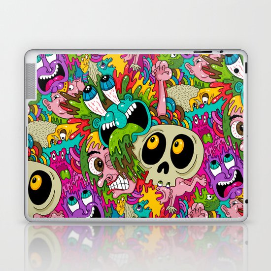 Puke Pattern Laptop & iPad Skin