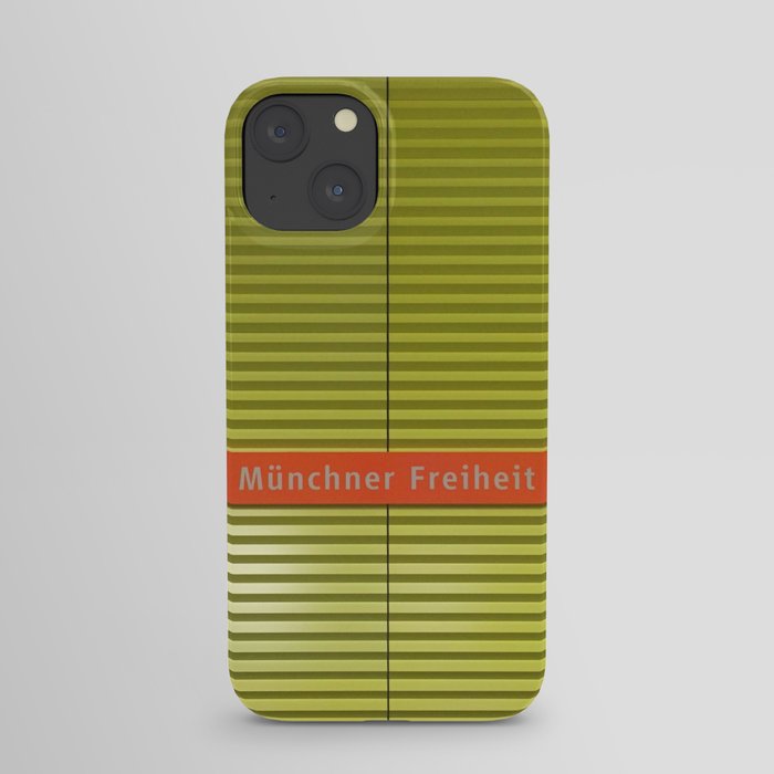 Munich U-Bahn Memories - Münchner Freiheit iPhone Case