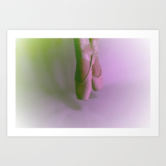 Ballet Neon Art Print