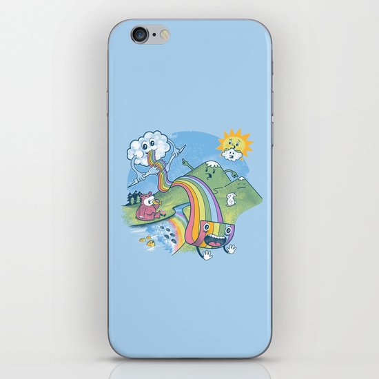 Rainbow Pasta iPhone & iPod Skin