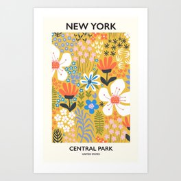 New York Flower Market II Art Print