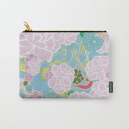 Blue Flowers  Carry-All Pouch