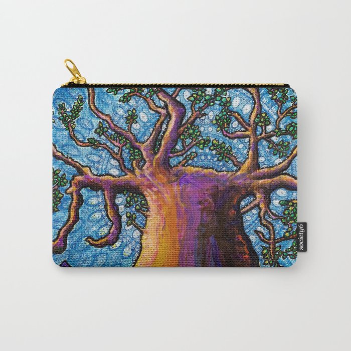 Connected: Crown Chakra Meditation Carry-All Pouch