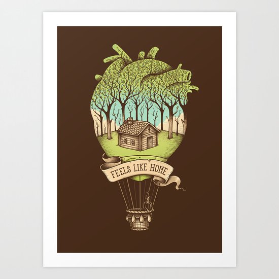 Feels like Home Art Print