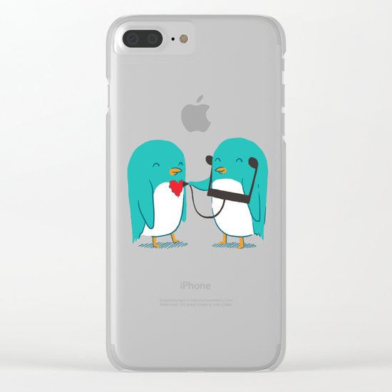 The sound of love Clear iPhone Case