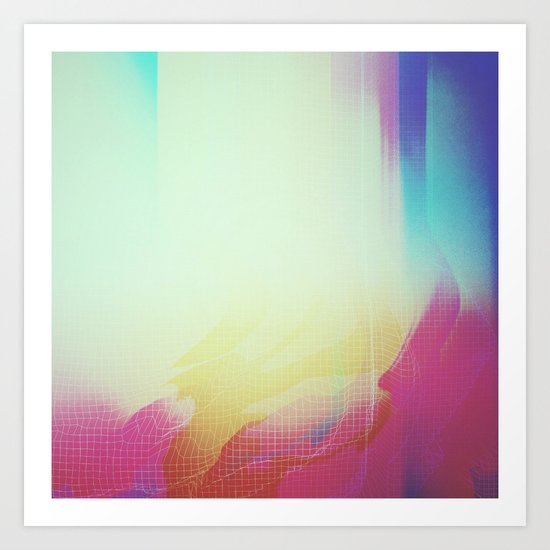 Glitch 16 Art Print