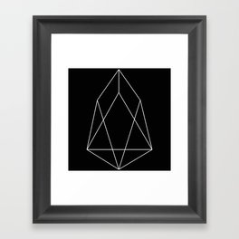EOS crypto Framed Art Print