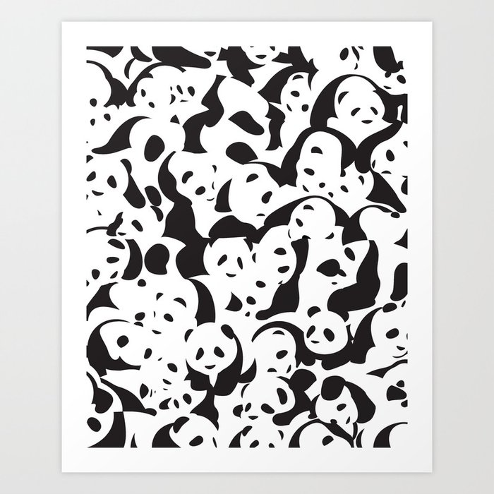 Panda Panda Art Print