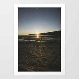 Bic Sunset Art Print