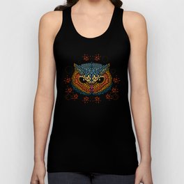 Owl Face Tank Top