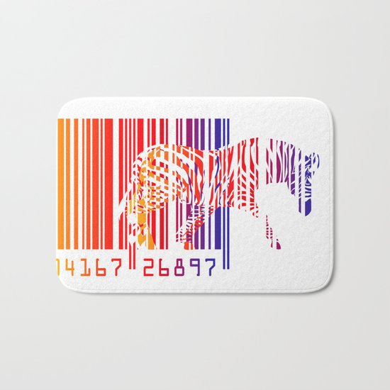 zebra Bath Mat