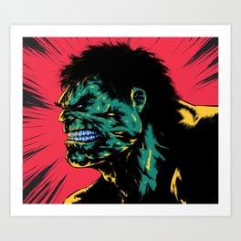 Hulk - Green Art Print