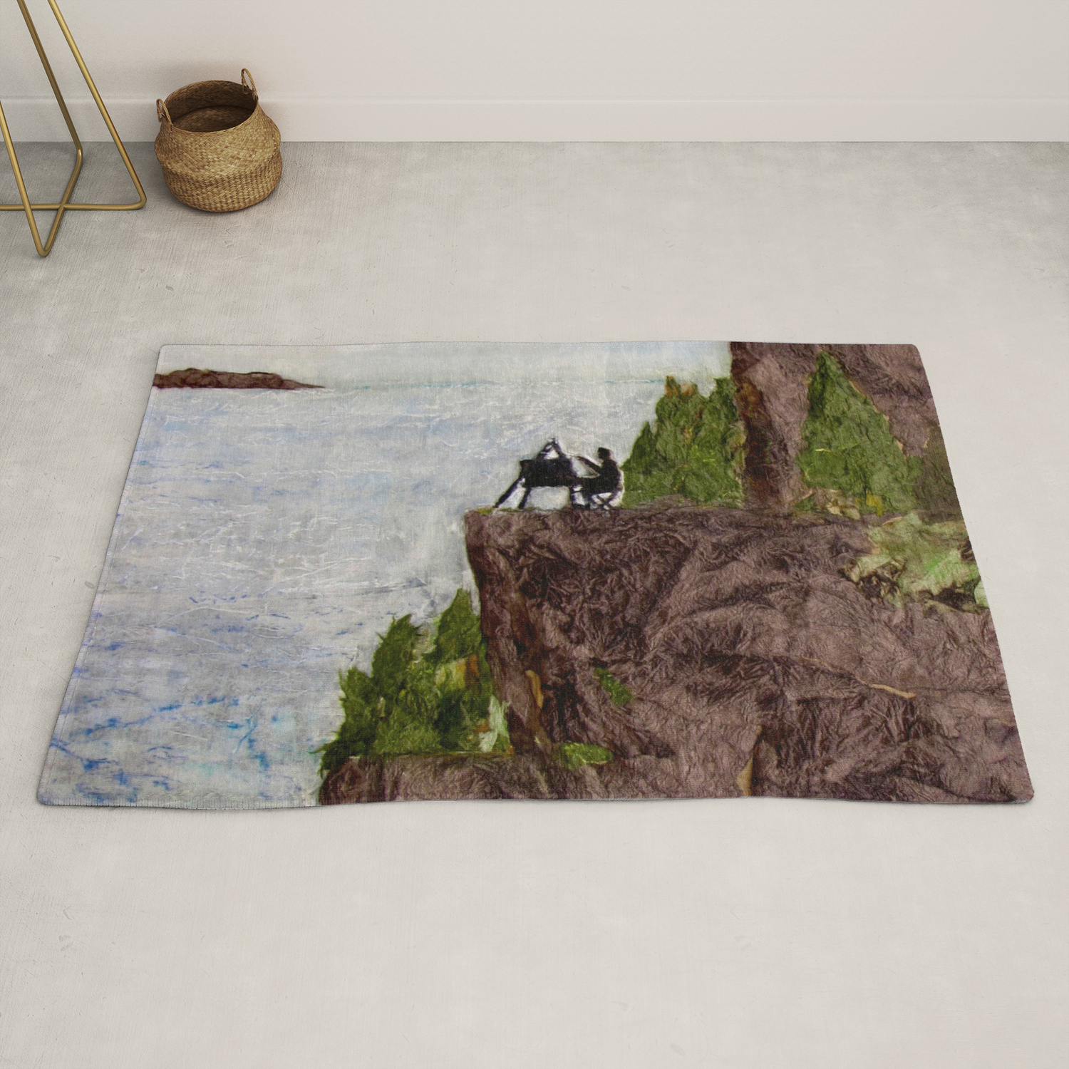 Painting On The Edge Rug By Antjemo Society6